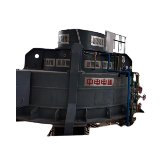 Vertical synchronous motor for large pump